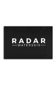 2020 Radar Die Cut Sticker - Black